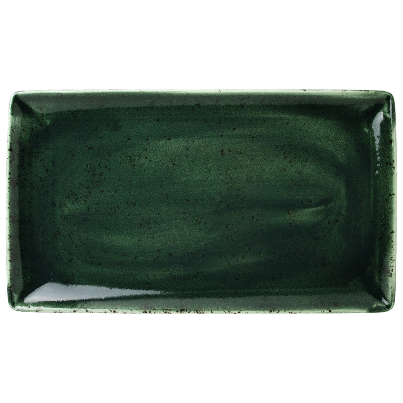 Vesuvius, Platte rechteckig 330 x 190 mm Burnt Emerald